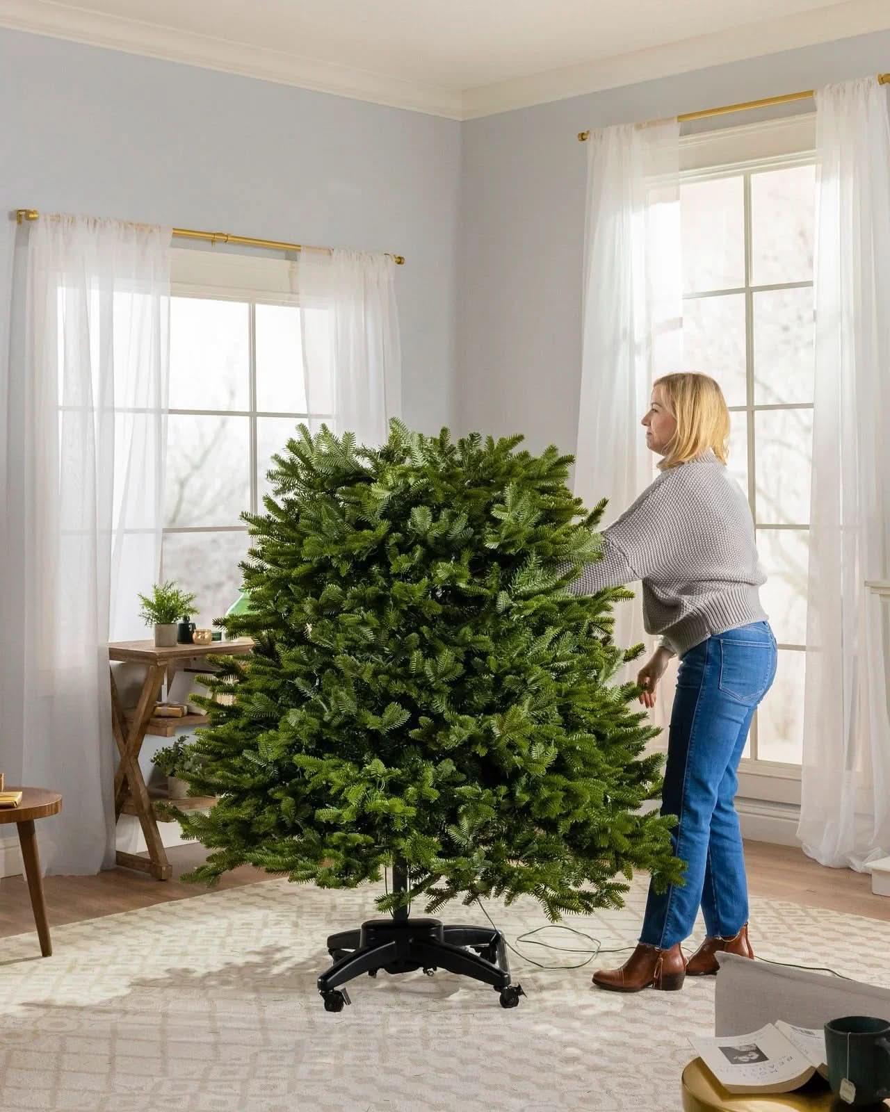 Árvore de Natal  e Micro LEDs Embutidos