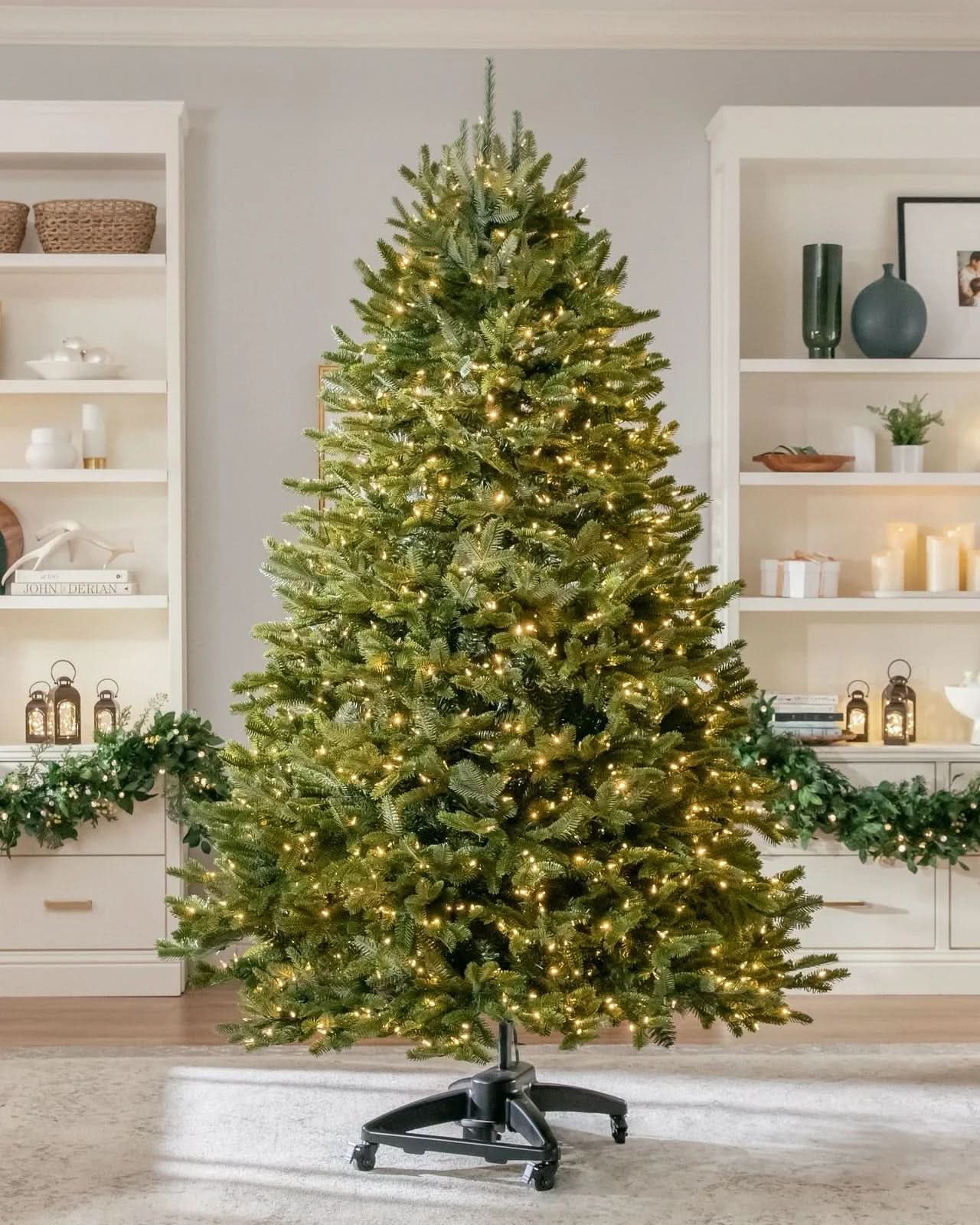 Árvore de Natal  e Micro LEDs Embutidos